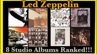 Led Zeppelin My Rankings of Their 8 Studio Albums Coda To Come [upl. by Esiahc]