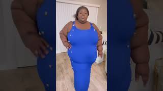 Temu One dress two colors plussize plussizetryonhaul plussizeclothing Joy Amor [upl. by Obrien753]