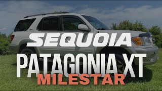 EASIEST WAY TO FIT 33 INCH TIRES  1ST GEN TOYOTA SEQUOIA  PATAGONIA XT 25580R17 [upl. by Riabuz]