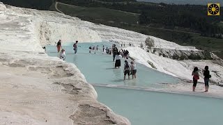 TÜRKEI  Türkische Riviera Teil 2 quotPamukkale  Naturwunder  Hierapolis  Laodiceaquot TURKEY [upl. by Ahseka460]