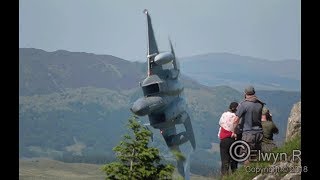 USAF F15c Low Level in the Mach Loop [upl. by Ahsietal341]