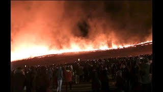 奈良 “若草山の山焼き” 2020125 MtWakakusayama Burning Festival（JPNNARA） [upl. by Manwell523]