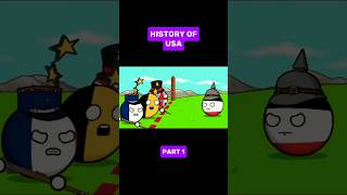 History of USA🇺🇸 Part 1 history countryballs usa Subscribe😉 [upl. by Neret]