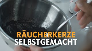 Wir HierLifeHack Räucherkerze einfach selber machen [upl. by Eneliak]