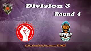 Atlasbasket  Div 3Round 4  PRIMERO DE MAYO vs MOST WANTED [upl. by Bollay722]