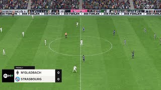 Borussia Mgladbach vs RC Strasbourg 10082024 Club Friendlies EA FC 24 [upl. by Carley]