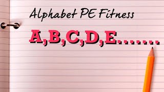 PhysEdZone Physical Education Alphabet Activity [upl. by Ykvir]