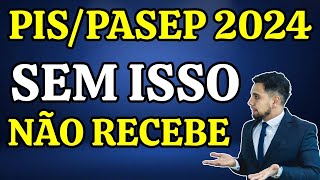 PISPASEP 2024 CUIDADO SEM ISSO VOCÊ NÃO RECEBE [upl. by Katrine]