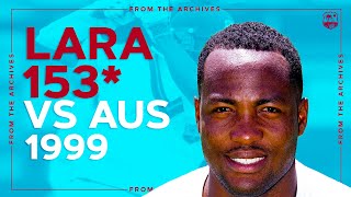 Incredible Match Winnings Innings  Brian Lara Scores 153 Not Out  West Indies v Australia [upl. by Bunder935]