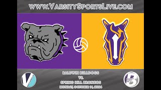 Baldwin Bulldogs vs Spring Hill Broncos Volleyball 10142024 [upl. by Eelannej]