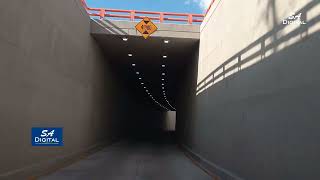 Ya está habilitado el túnel en el paso a desnivel Unicaes Santa Ana [upl. by Sumetra]