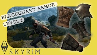 Skyrim Anniversary Edition  Blackguard Armor Great Early Game Light Armor At LVL 1 [upl. by Molly]