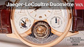 JAEGERLECOULTRE Duomètre Three new mindblowing executions presented at Watches and Wonders 2024 [upl. by Akinwahs222]