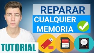 REPARAR Memoria dañada Sin Formatear  Pendrive USB Tarjeta SD Disco Duro [upl. by Sseb]