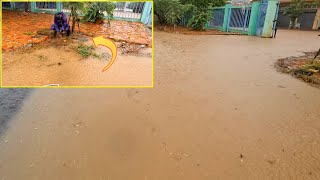 Severe Flooding Hits Road House Draining A Massive Flooded Road [upl. by Aible614]