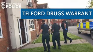 Telford Drugs Warrant  Police Dogs  West Mercia Police [upl. by Ailaro547]