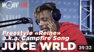 Juice WRLD freestyle sur quotReinequot de Dadju  quotCampfire Songquot official [upl. by Acirtap109]