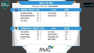 Spring Gully DIV 3 v Marong DIV 3 [upl. by Appel420]