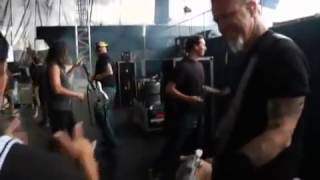 Metallica EXCLUSIVE BACKSTAGE and walking to the stage Official Sonisphere 2009 [upl. by Innoc]