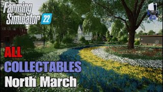 FS22 North March  Earn extra money  All 100 Collectables [upl. by Rica473]