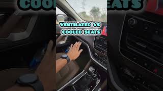 Ventilated vs Cooled Seats  Tata Harrier Top Model  shorts tata [upl. by Neltiak810]