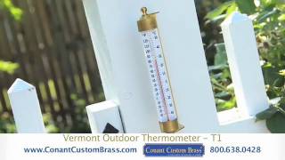 Vermont Outdoor Thermometer [upl. by Walling]