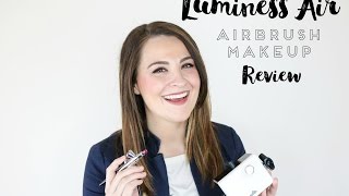 Luminess Air Airbrush Makeup System Review and How to [upl. by Solracesoj]