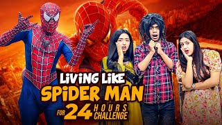 রাকিব এখন স্পাইডারম্যান  Living Like A  Spider Man  For 24 Hours Challenge  Rakib Hossain [upl. by Franci111]