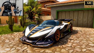 1600HP Apollo Intensa Emozione  Forza Horizon 5  Thrustmaster T300rs 4K Gameplay [upl. by Leventhal709]