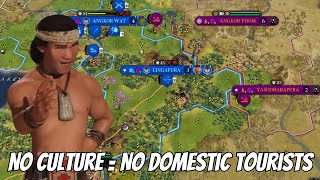 Civ 6 Culture Victory  15 cities by turn 100 3 Mapuche Deity Gameplay Civilization 6 [upl. by Camfort]