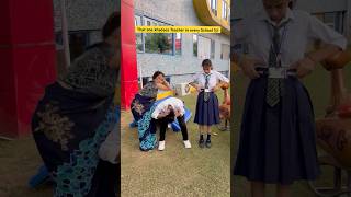 Ek aisi khadoos teacher har school m hoti hai👩‍🏫😂 shorts funnyshorts ytshorts teacherlife [upl. by Acenahs]