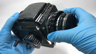 ★SOLD★ 2Lens Near MINT Late Model zenza BRONICA S2 Medium Format 75mm 150mm  240601800701 [upl. by Felise]