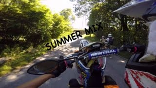 Husqvarna 701 WHEELIES   Valenti sm 50 amp HM 50  summer vibes 2016 [upl. by Teragramyram458]