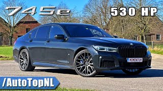 530HP BMW 7 Series G11 745e  REVIEW on AUTOBAHN by AutoTopNL [upl. by Atnohsal]