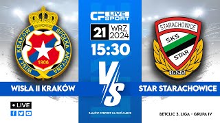 LIVE Wisła II Kraków  Star Starachowice [upl. by Demmy]