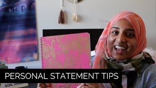 2018 PTCAS PERSONAL STATEMENT TIPS [upl. by Noiwtna]