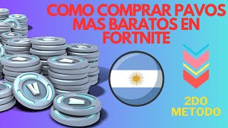 como COMPRAR PAVOS mas BARATOS en FORTNITE  REGION ARGENTINA METODO 2 Xbox 🎯🎮👾 [upl. by Izzy]