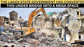 THE LAGOS STATE GOVERNMENT HAS CONVERTED THIS UNDER BRIDGE INTO A MEGA SPACE [upl. by Camp]