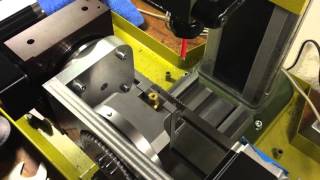 Virtual 5 Axis CNC Trail Run Proxxon FF500CNC [upl. by Gnirps111]