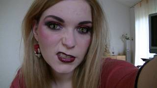 Maquillage dHalloween  diablesse [upl. by Sproul]