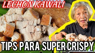 Lechon Kawali Tips Para Super Crispy  Lechon Kawali  Lola Vlogger [upl. by Ycniuq]