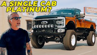 Unbelievable Single Cab Platinum Super Duty [upl. by Iilek]