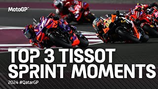 Top 3 TissotSprint Moments ⚡️  2024 QatarGP [upl. by Inal]