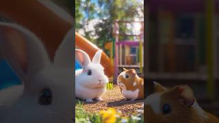 A Day of Friendship Rabbit amp Guinea Pig Adventures shorts [upl. by Moreno]