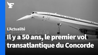 Le vol historique du Concorde entre Washington et Paris [upl. by Llibyc106]