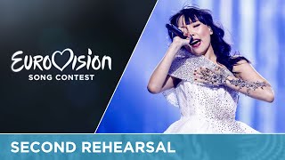 Dami Im  Sound Of Silence Australia Second Rehearsal [upl. by Flodnar307]