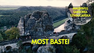 Trip Most Bastei🏔 Saksonia Szwajcarska Malerweg [upl. by Pasahow]