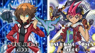 YUKI JUDAI VS TSUKUMO YUMA  Accurate Anime Deck  EDOPRO [upl. by Ryon]