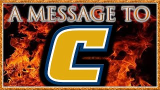 A MESSAGE TO ALL CHATTANOOGA FOOTBALL FANS [upl. by Elleval]