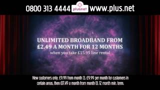 Unlimited Broadband £249 quotCinemaquot Advert [upl. by Nevek719]